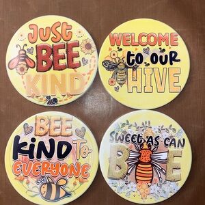 Bee coasters
